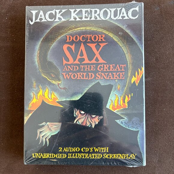 Jack Kerouac Audio CD Dr Sax and The Great World Snake Un-Opened - Picture 1 of 2